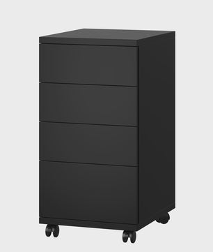 Mobiel Archiefkastje met 4 Lades - Wit - Onder Bureau
