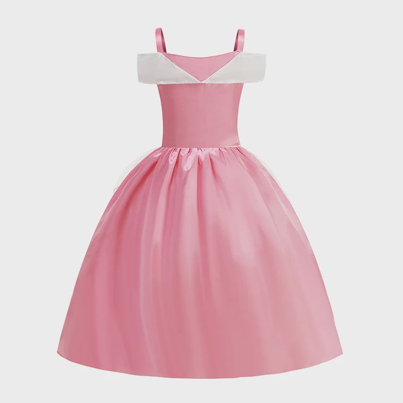 Roze Aurora Prinsessenjurk - Droomjurk voor Feestjes en Verkleedpartijen