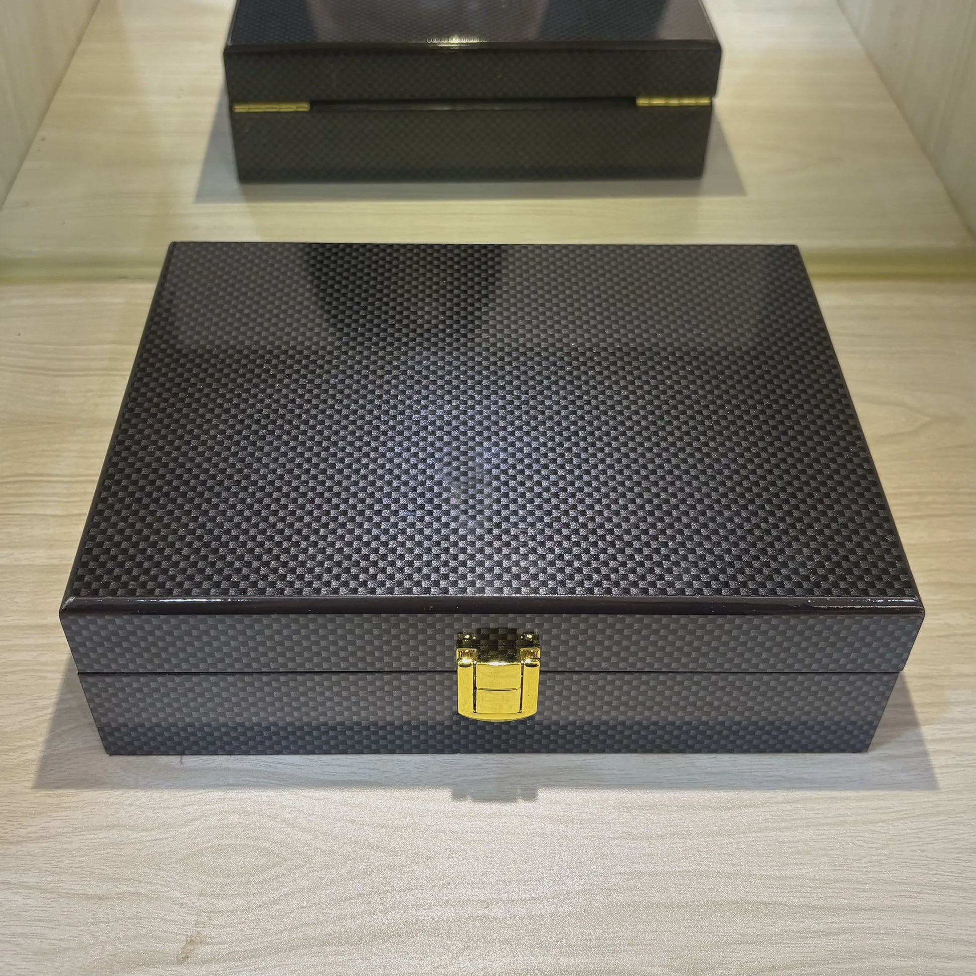 Luxe Houten Sieradenkist met Slot - Klassieke Opbergdoos voor Juwelen en Waardevolle Spullen