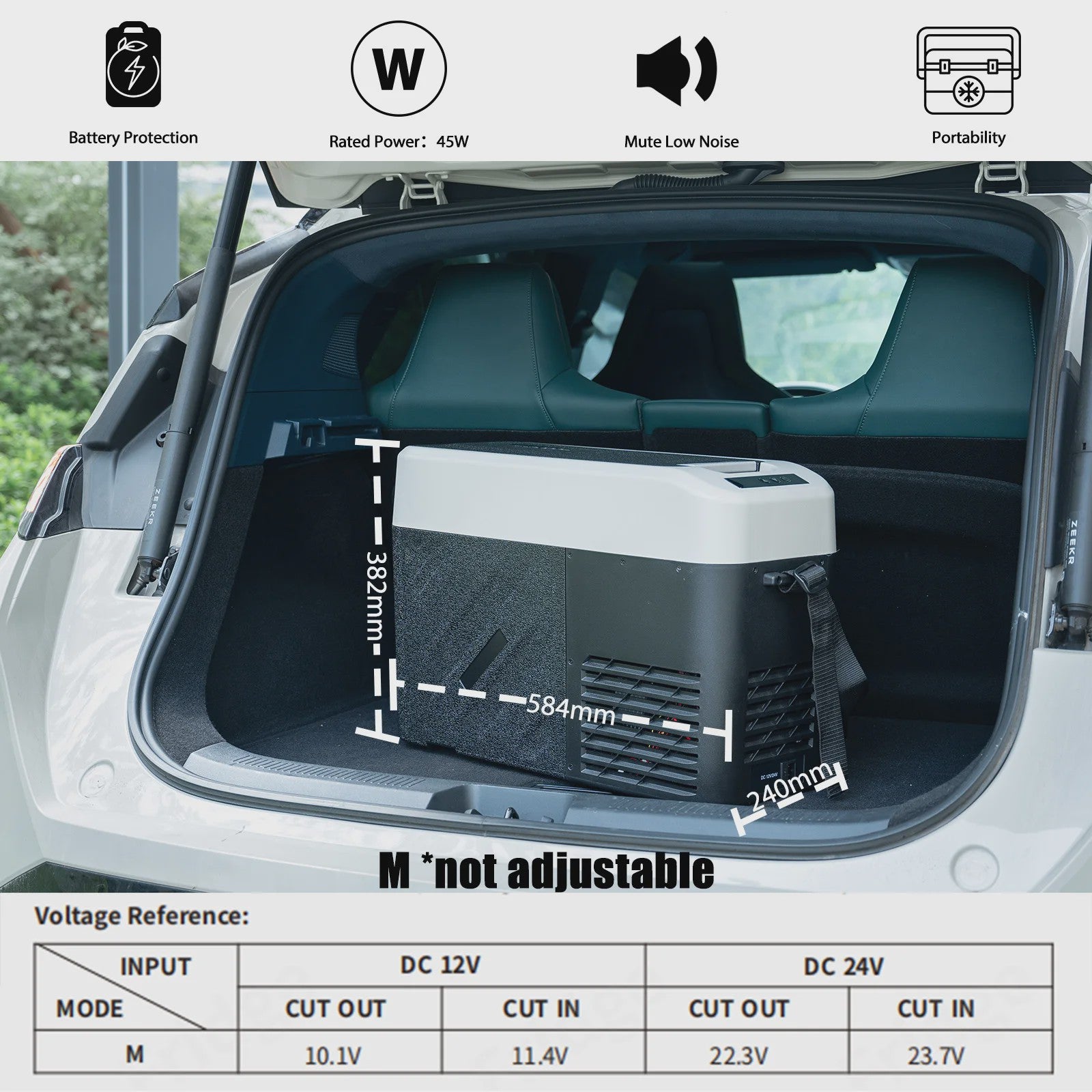 Alpicool KCF15 15L Draagbare Compressor Koelbox - Ideaal voor Auto, Camping & Reizen (12/24V)