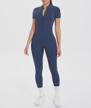 Dames Bodycon Jumpsuit met Scrunch Billen - Perfect voor Dans, Fitness & Yoga