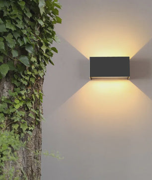 Moderne LED Wandlamp IP65 Waterdicht - Binnen & Buiten - Zwart/Wit