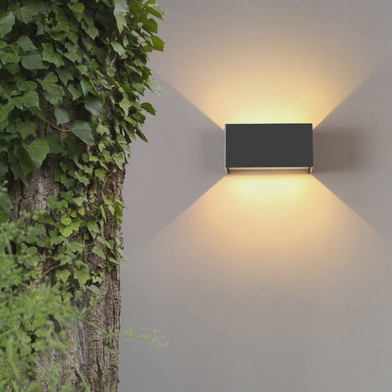 Moderne LED Wandlamp IP65 Waterdicht - Binnen & Buiten - Zwart/Wit