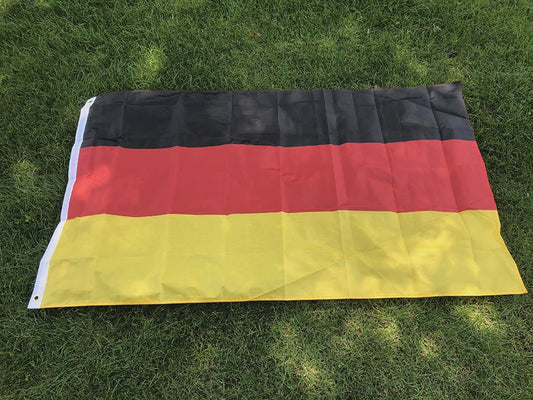 Duitse Vlag (60x90cm of 90x150cm) - Polyester - Zwart Rood Geel - Decoratie