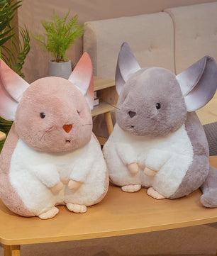 Schattige Chinchilla Pluche Kussen - Zacht Pluche Dier Speelgoed voor Kinderen