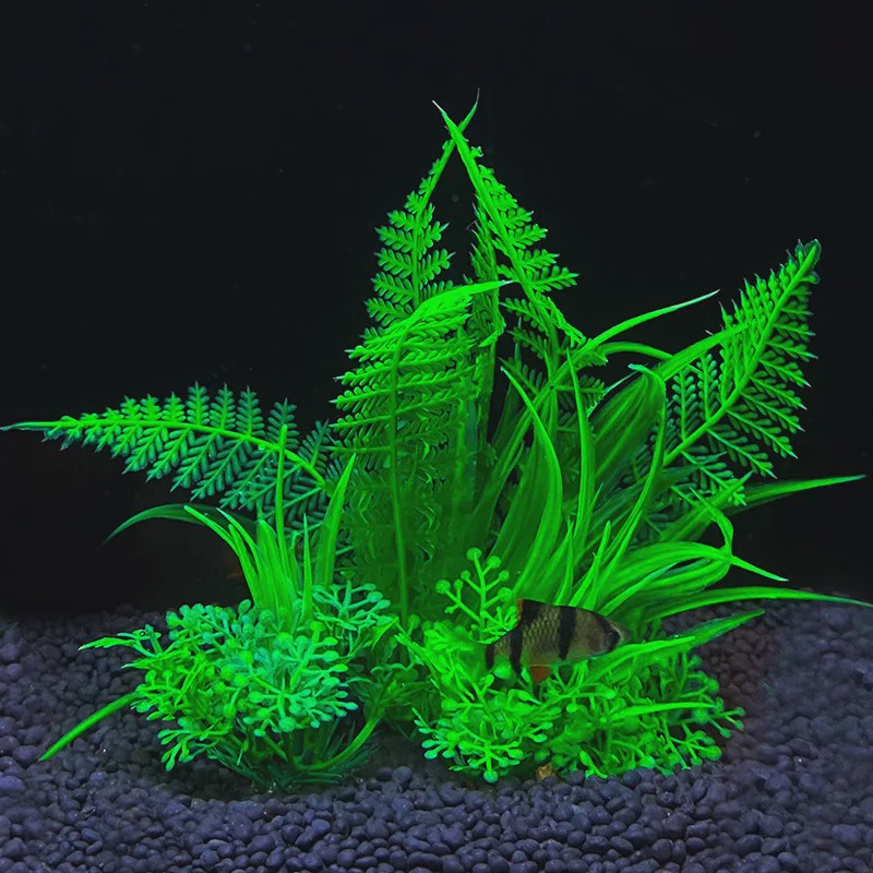 Kunstplanten Aquarium Set - Levendige Decoratie voor Vissenkom en Waterplanten