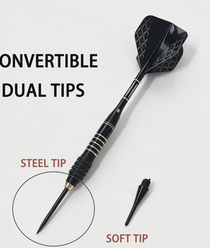 TRALOW Professionele Dartset: Wisselbare Stalen & Zachte Tips voor Ultieme Flexibiliteit