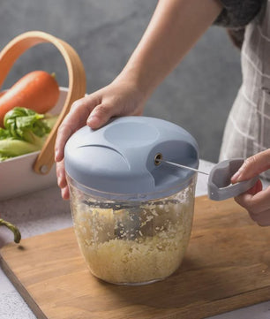 Handmatige Keuken Snijmachine - Knoflook, Ui, Vlees & Groenten Hakker (500/900ML)