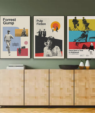 Vintage Film Posters Collectie - Iconische Klassiekers op Canvas