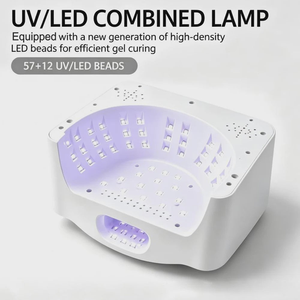 2-in-1 UV LED Nagellamp met Magnetische Basis & Slimme Sensor - Snel Drogen Gel Nagels