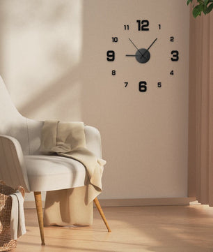 Creatieve Frameless DIY Wandklok - Stille Klok voor Woonkamer & Kantoor Decoratie