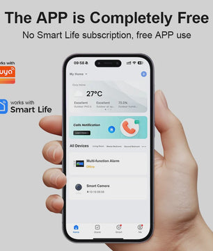 Slimme Alarmset met WiFi, GSM & Tuya Compatibiliteit - Inclusief Deursensor