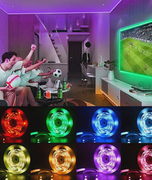 USB LED Strip Verlichting met 3-Key Bediening voor TV & Feestdecoratie