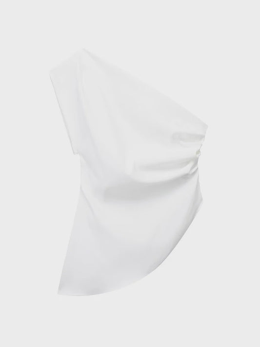 Asymmetrisch Off-Shoulder Top Dames - Trendy & Chic