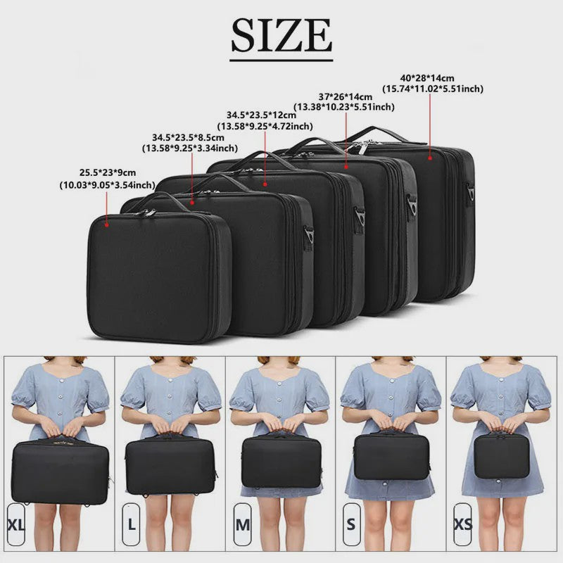 Professionele Make-up Koffer - Grote Capaciteit Reis Organizer voor Cosmetica & Beauty Tools