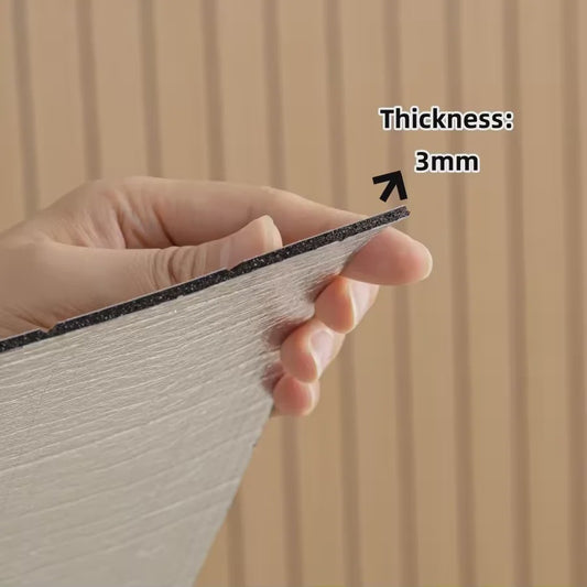 3D Grid Panel Muursticker - Zelfklevend, Makkelijk DIY Behang voor Wanden & Plafonds