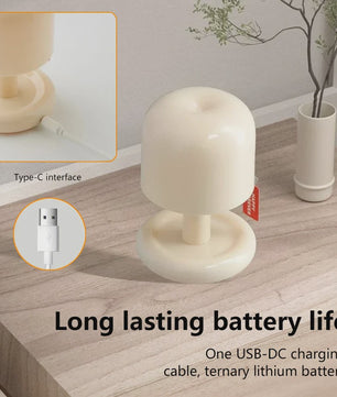 Sfeervolle Mini LED Tafellamp - Oplaadbaar via USB - Sfeerverlichting voor Slaapkamer & Bureau