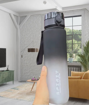Grote Sport Waterfles (500ML/1000ML) - Lekvrij & Motiverend voor Gym & Outdoor