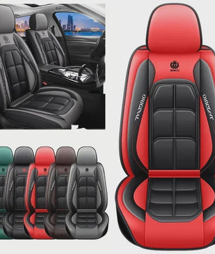 Universele Autostoelhoes - Luxe Lederlook & IJszijde - Volledig Beschermend - Vier Seizoenen