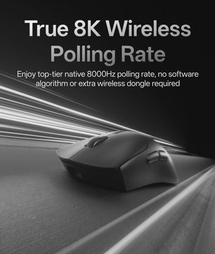 Rapoo VT7 MAX Draadloze Gaming Muis: 8K Polling Rate, Ultralicht & 750u Batterij