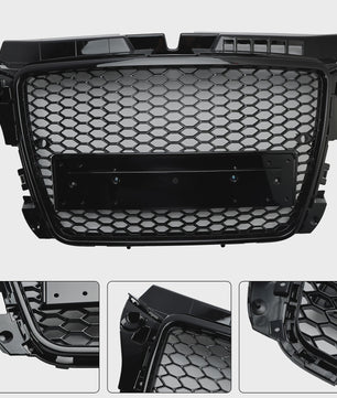 RS3 Style Honeycomb Grille voor Audi A3 8P (2008-2013) - Sportieve Front Upgrade