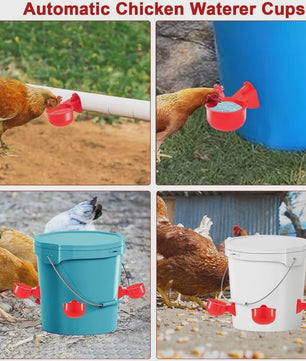 Automatische Drinkbakjes voor Kippen en Watervogels - Set van 10