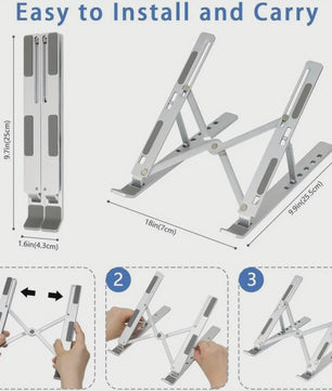 Verstelbare Laptopstandaard - Ergonomisch en Draagbaar
