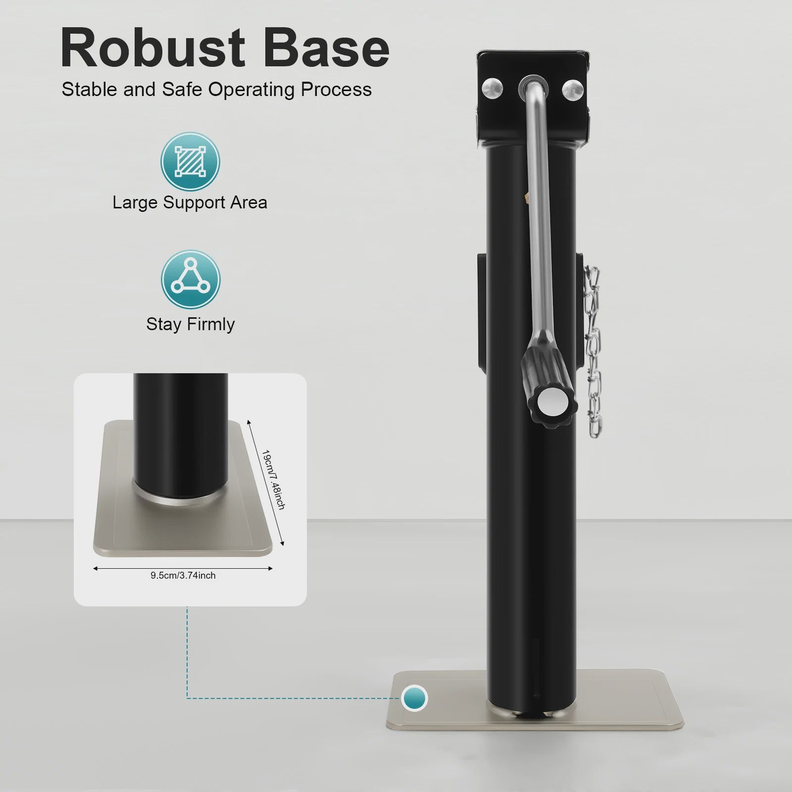 Robuuste Handlier Krik - 450kg Hefcapaciteit, 26cm Hefhoogte voor Auto-onderhoud