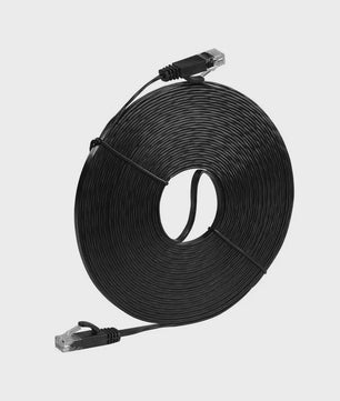 Cat 6 Flat Ethernet Kabel UTP - 1000Mbps Netwerk Kabel voor PC, Laptop, Router, Console