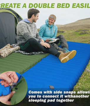 Extra Dikke Zelfopblaasbare Slaapmat - 10cm Dikte, Kamperen & Outdoor