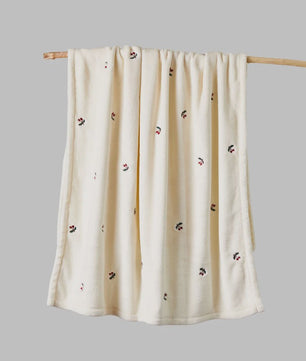 Zachte Baby Deken Fleece - Geboorte Swaddle, Kinderwagen & Ledikant - Antraciet met Sterren