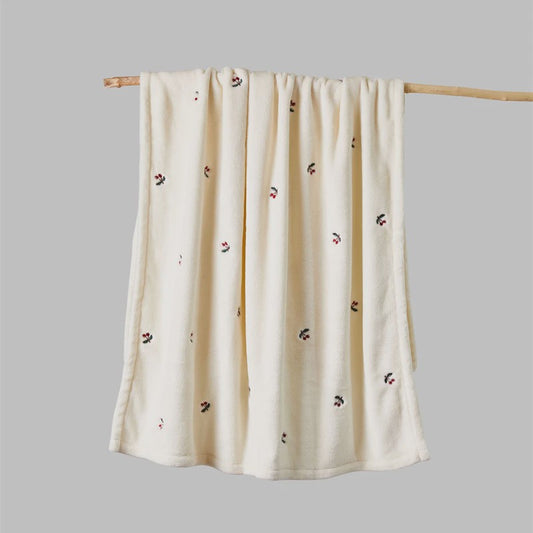 Zachte Baby Deken Fleece - Geboorte Swaddle, Kinderwagen & Ledikant - Antraciet met Sterren