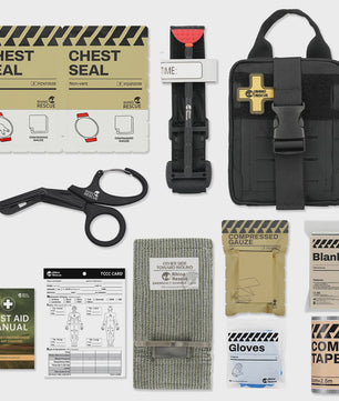 Rhino Rescue EHBO Kit Tactische Molle Pouch - Survival & Outdoor Noodhulp