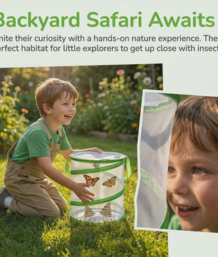 Vouwbare Insectenkooi & Vlinderterrarium - Ademend Mesh Net voor Buitenobservatie