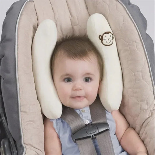 Baby Hoofd en Neksteun Kussen voor Autostoel & Kinderwagen - Verstelbaar Slaapkussen