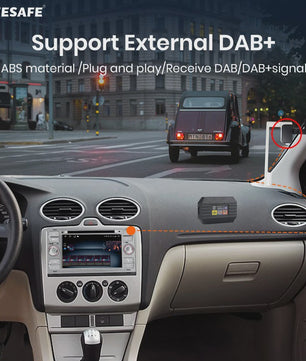 DAB+ Radio Antenne met USB Adapter voor Auto Android Radio - Junsun Compatibel