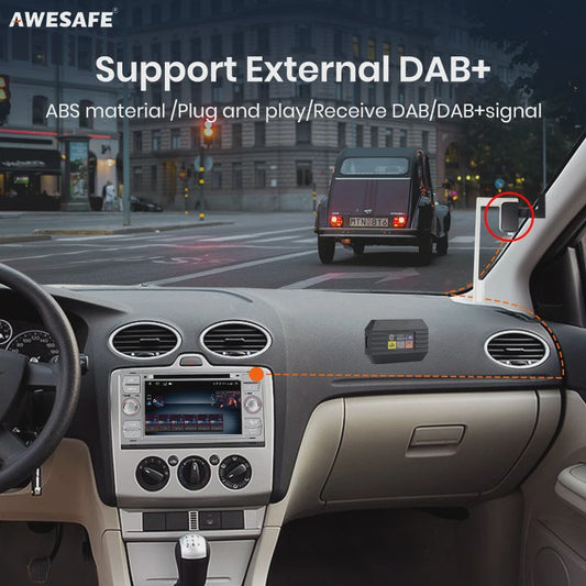 DAB+ Radio Antenne met USB Adapter voor Auto Android Radio - Junsun Compatibel