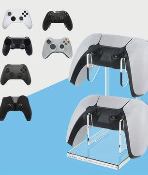 Dubbele Controller Standaard Universeel - Stijlvolle Opberger voor Gamepads