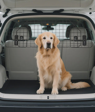Universele Honden Autobarrière - Verstelbaar & Veilig - Zwart