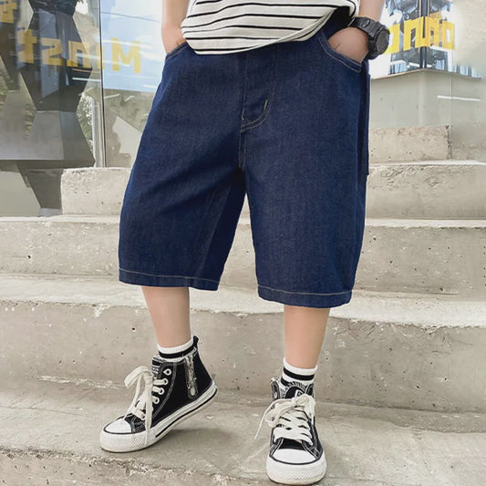Zomerse Denim Shorts voor Jongens | Comfortabele Losse Pasvorm | 3-12 Jaar