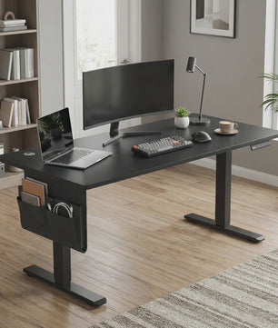 Elektrisch in hoogte verstelbaar bureau 140x60 cm - Songmics