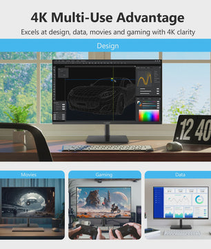 Z-EDGE 27" 4K UHD Monitor (3840x2160) IPS, 60Hz, 100% sRGB, FreeSync, HDR10