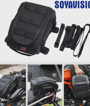 Waterdichte Motor Zadel-/Tanktas met Magnetische Bevestiging en Grote Capaciteit