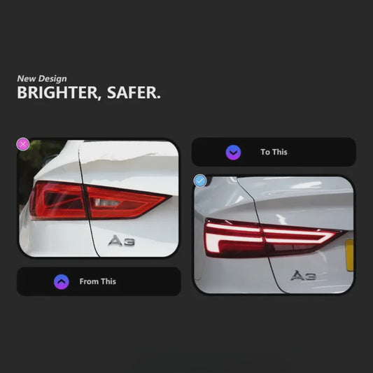 LED Achterlichten Audi A3 (2013-2019) - Dynamische Richtingaanwijzers & DRL