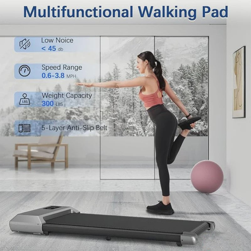 Compacte 2-in-1 Loopband voor Thuis: Wandelen & Rennen (2.5PK, 136kg Capaciteit)