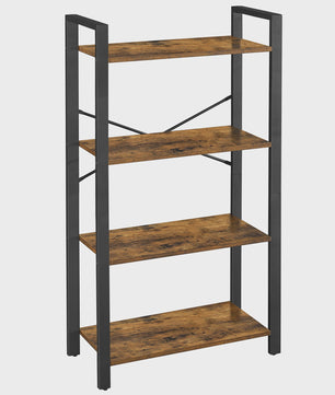 VASAGLE Boekenkast - Stijlvolle Opbergkast met 4, 5 of 6 Niveaus - Industrieel Design