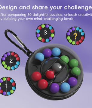 Draaiende Puzzelbal - Interactief Denkspel voor Logica en Ruimtelijk Inzicht