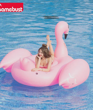Opblaasbare Flamingo Zwemband - Groot Zwembad Float voor Plezier op Strand en Feestjes