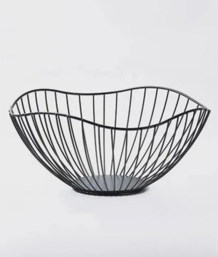 Stijlvolle Metalen Fruitmand - Nordic Design Opbergmand voor Snacks, Brood of Cosmetica
