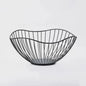 Stijlvolle Metalen Fruitmand - Nordic Design Opbergmand voor Snacks, Brood of Cosmetica